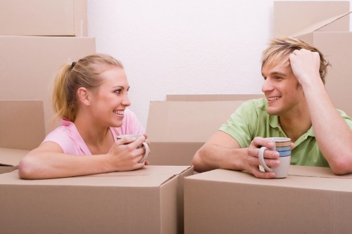 Removal van service in Knightsbridge near luxury apartment buildings