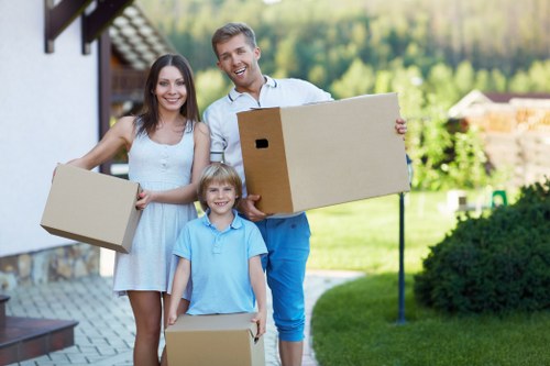 Commercial relocation setup for a business move in Knightsbridge