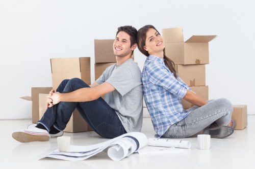 Careful loading of furniture for a Knightsbridge move