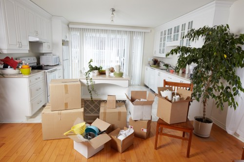 Moving van service operating in Knightsbridge near elegant residential streets