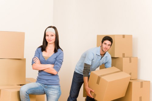 Professional packing and loading for a Knightsbridge home move