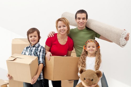 Removal team planning a house move in Knightsbridge near elegant London homes