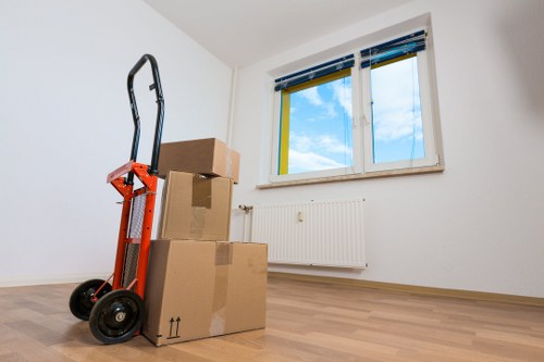 Central London office removals team handling access challenges near Knightsbridge